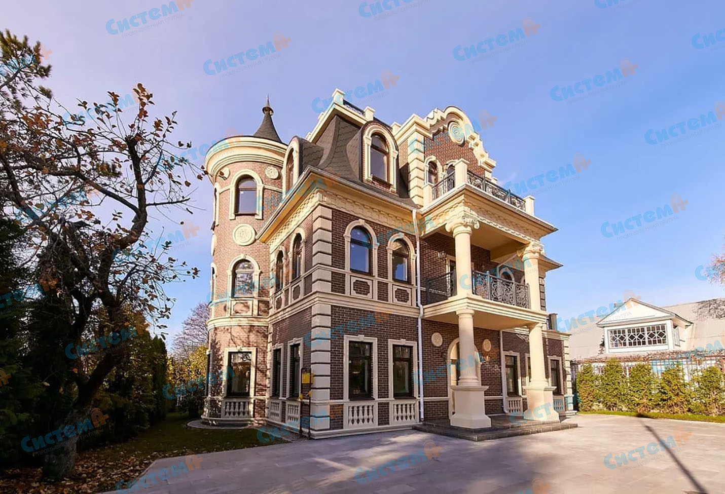 Декор загородного дома пенополистиролом Декор загородного дома пенополистиролом